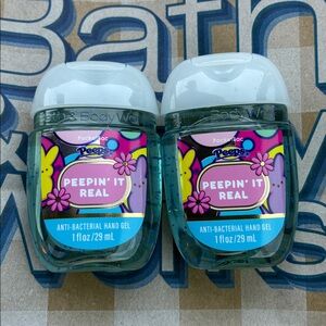 Bath and body works PEEPS Hand Sanitizer Set of 2. Peepin it Real